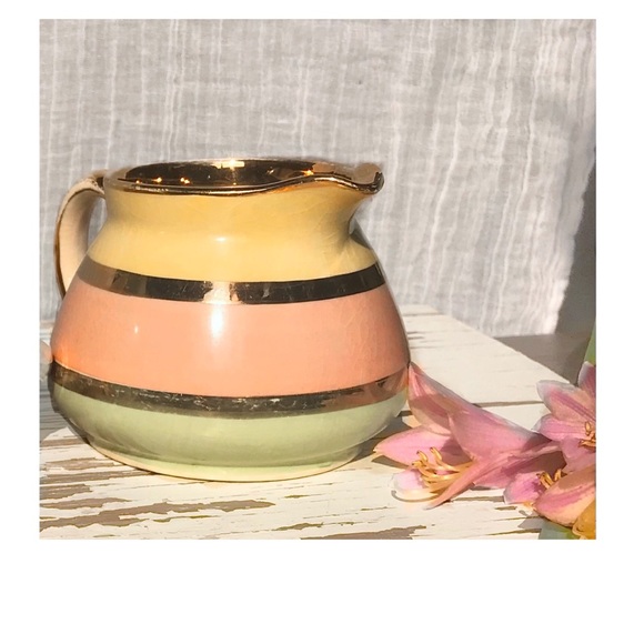 Vintage Mid Century Sugar Bowl & Creamer Set - Picture 5 of 7